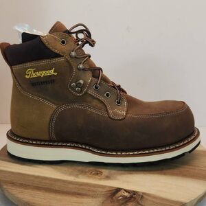 Thorogood Iron River Series Waterproof Safety Toe 6” Crazy Horse Wedge Mens Size